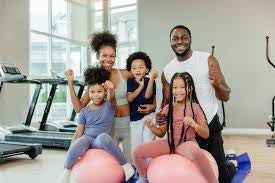 Virtual fitness class (family)